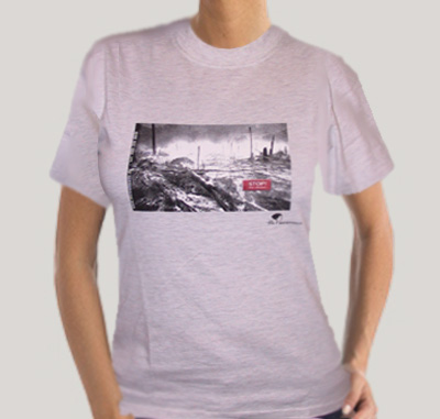 T-Shirt Ökotex-Standard 100  - Farbe grau